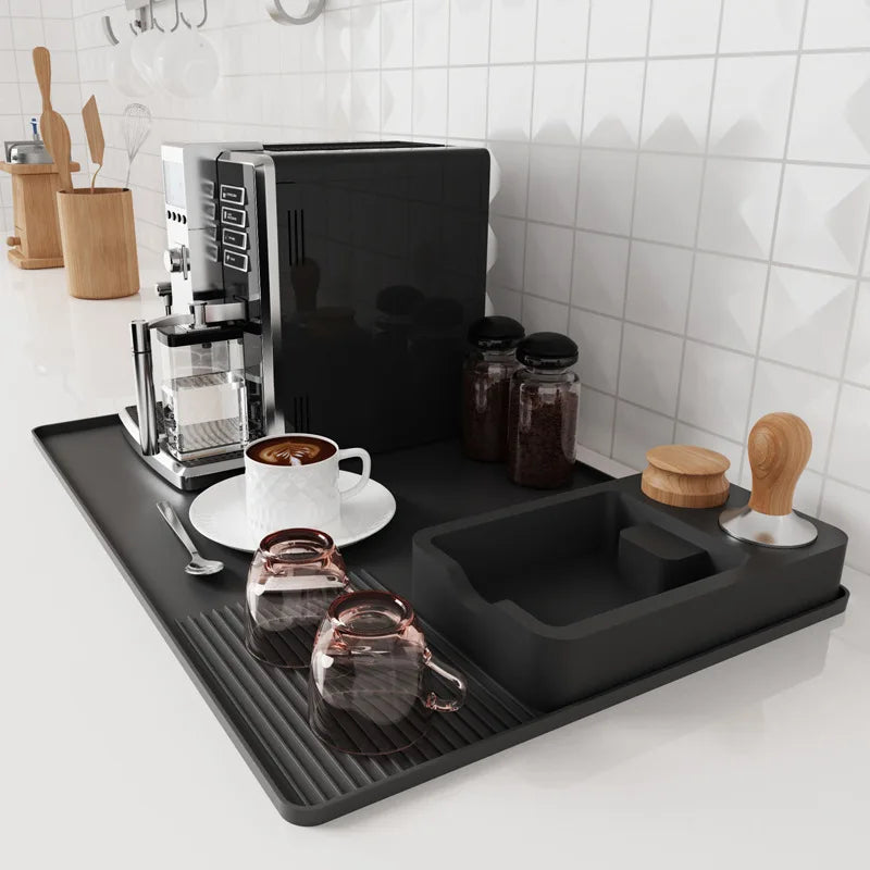 Silicone Espresso Tamping Mat – Non-Slip Coffee Station Pad