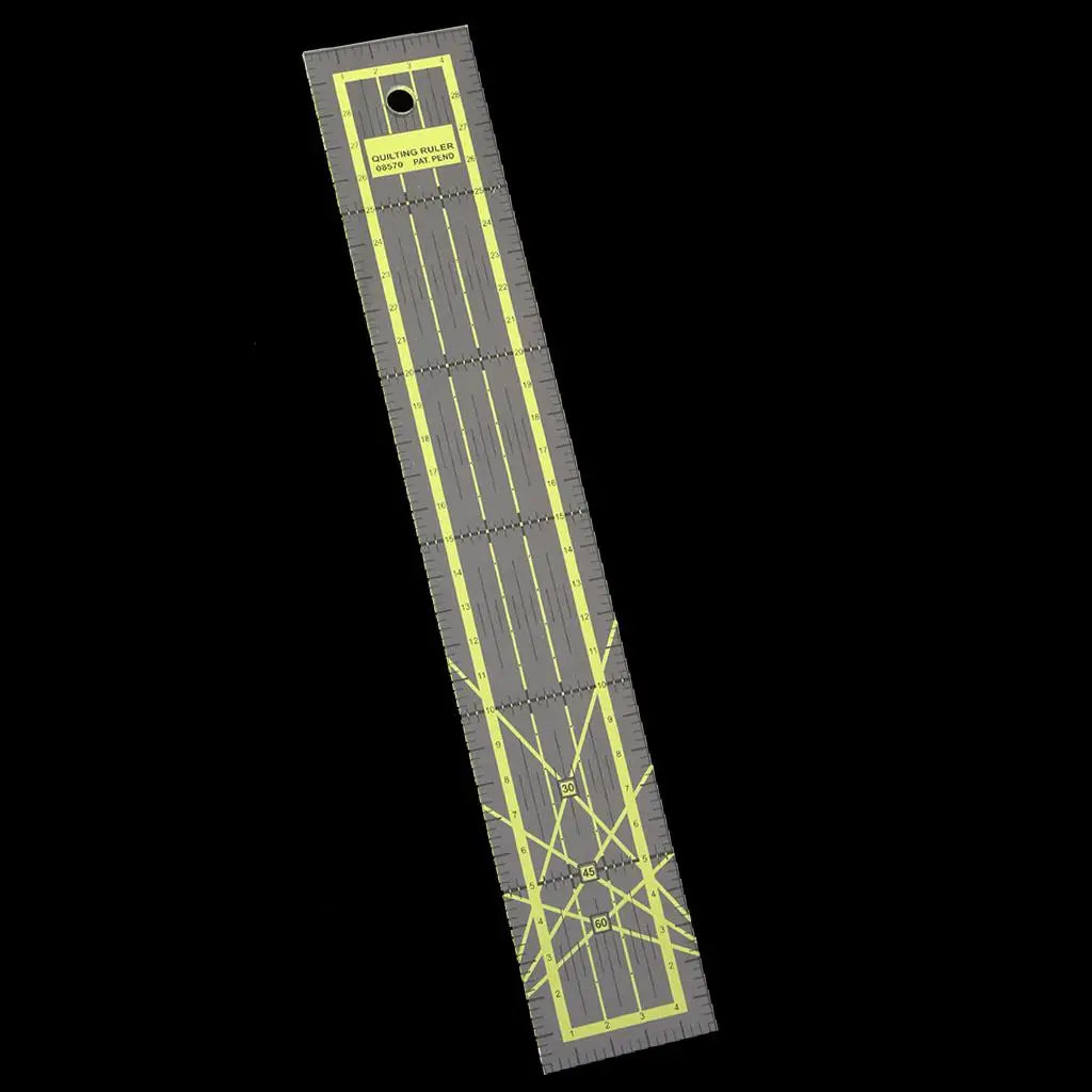 Hard Plastic Patchwork Quilting Ruler – Rectangle Sewing Tool
