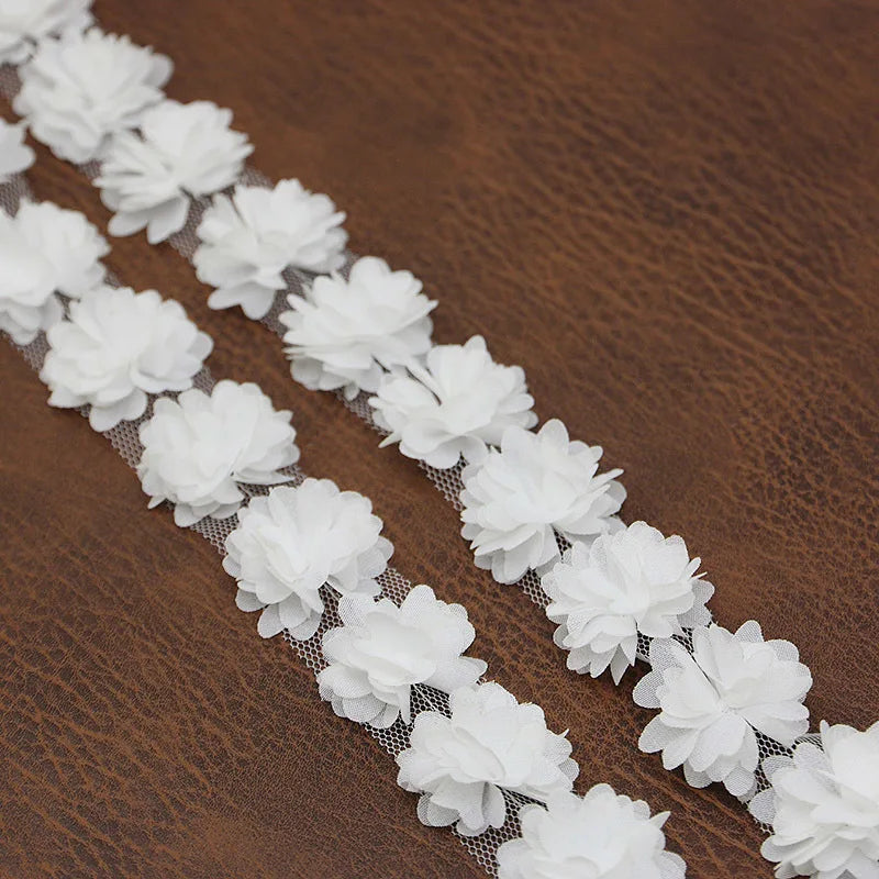 56-Piece 30mm Chiffon Lace Ribbon Roll – DIY Crafts & Gifts