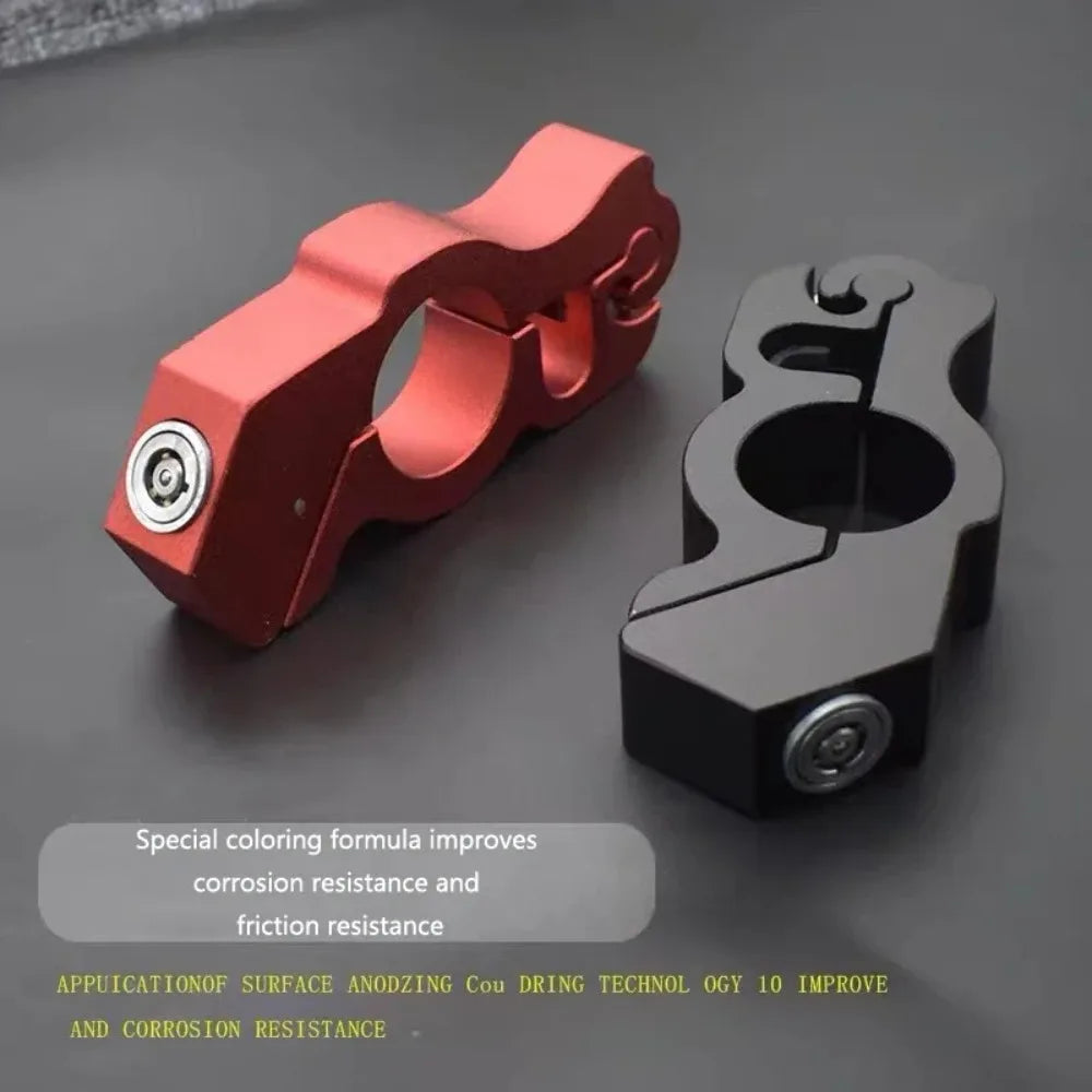 Universal Motorcycle Handlebar Steering Lock | Aluminum, 2 Keys