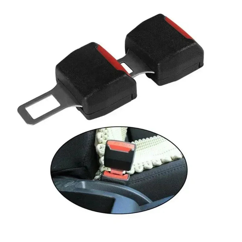 Universal Car Seat Belt Extender Buckle – 2-Piece Anti-Pinch