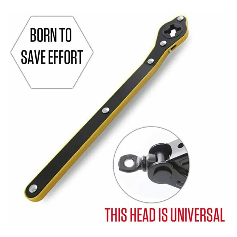 Ratchet Lug Wrench | High Carbon Steel Tire Change Tool