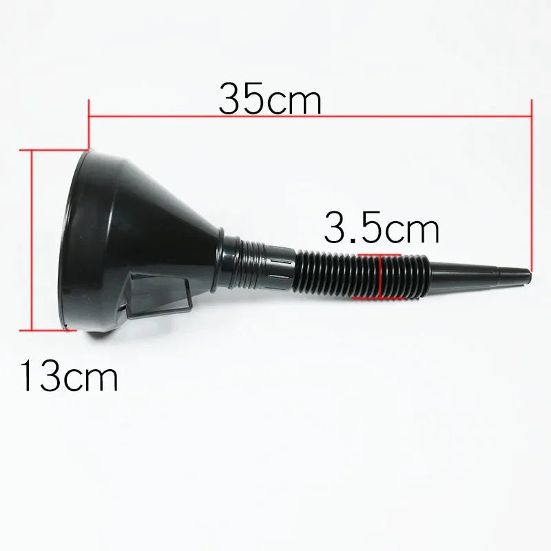 Oil Funnel with Filter, Strainer & Extension Hose | Car & Truck
