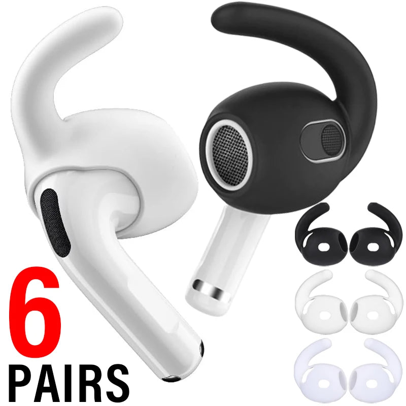 Silicone Earhook Covers for AirPods 4 – Anti-Slip, 1-6 Pairs
