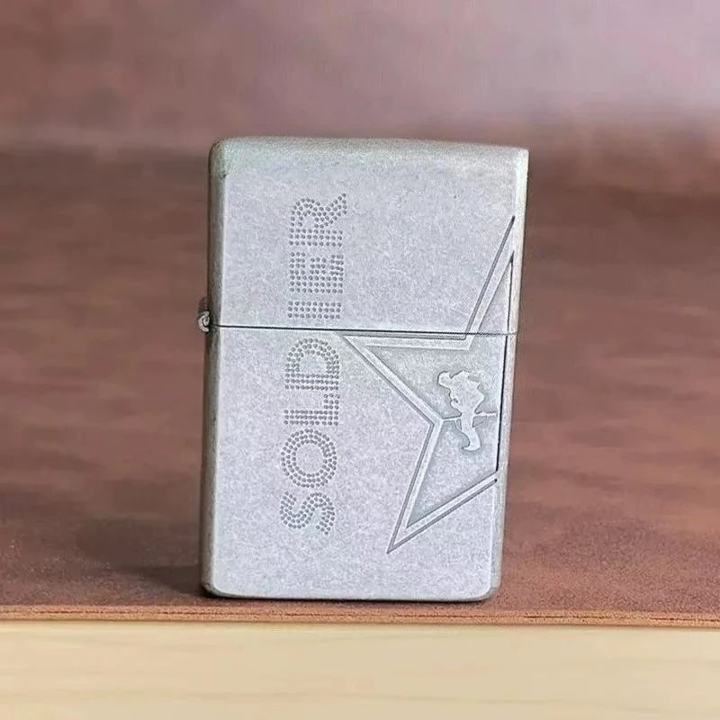 ZORRO Classic Carved Metal Fuel Lighter – Men's Gift