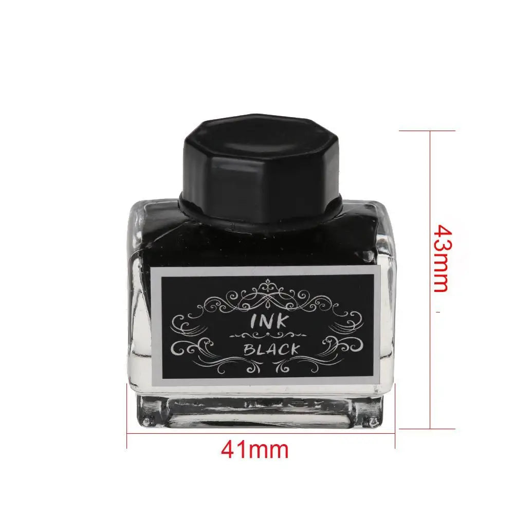Fountain Pen Ink 15ml – 10 Colors, Carbon-Free, Smooth Flow