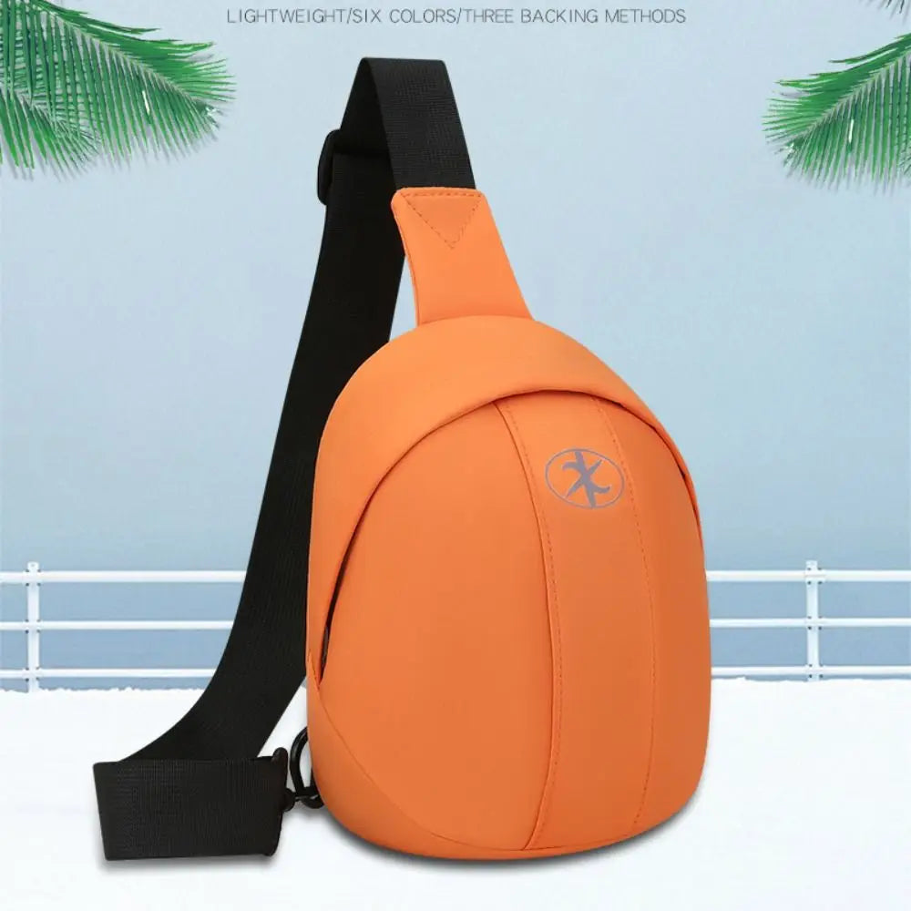 Nylon Crossbody Chest Bag – Water-Resistant Unisex Shoulder Bag