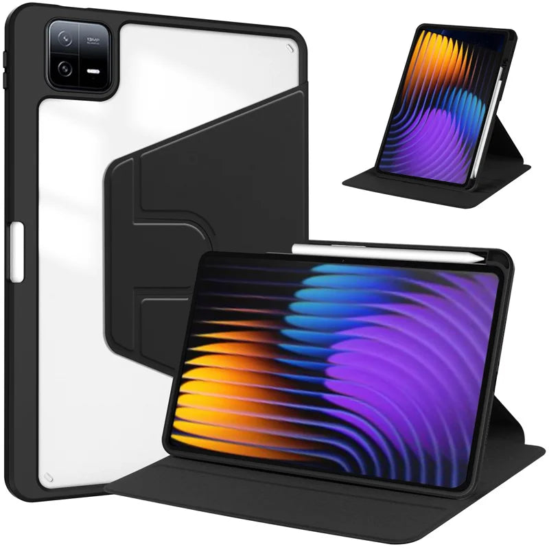 Xiaomi Pad 8 Pro / Poco Pad X1 Case – 360° Stand & Pencil Holder