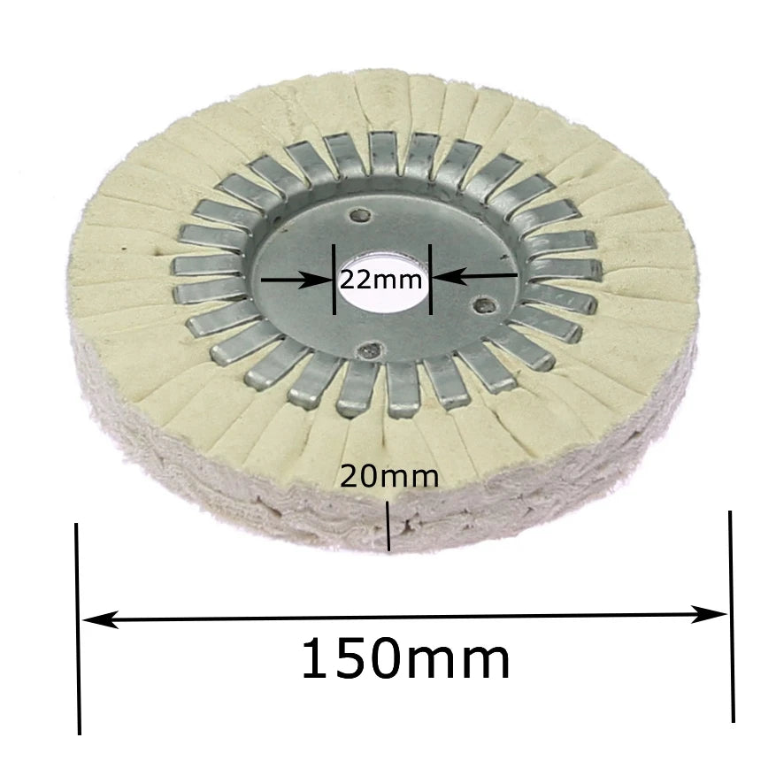 Cotton Airway Buffing Wheel 6" 8" – Cloth Polishing Buff