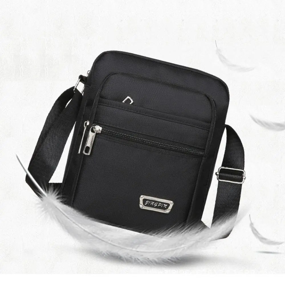 Men's Nylon Crossbody Bag – Lightweight Travel Messenger Bag