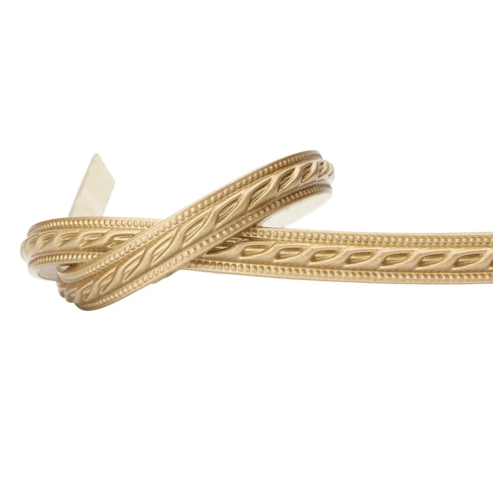 Self-Adhesive Faux Embossed Wall Border Trim Strip 1M PVC