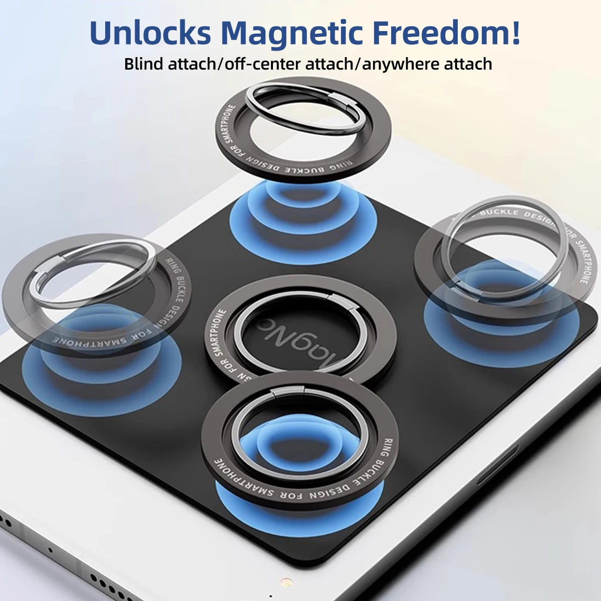 Universal Magnetic Tile Holder for iPad & E-Reader Tablets