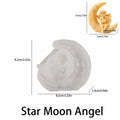 Star Moon Angel & Moon Castle Silicone Candle Mold Set