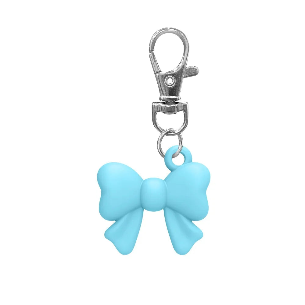 Silicone Lip Balm Holder Keychain – Bowknot Lip Gloss Sleeve