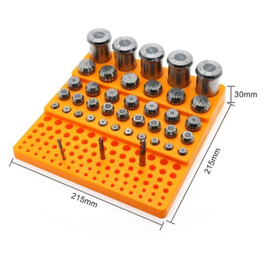 131-Hole Milling Cutter Organizer Box | Large Capacity Storage