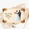 Personalized Wooden Wedding Keepsake Box – Custom Couple Gift