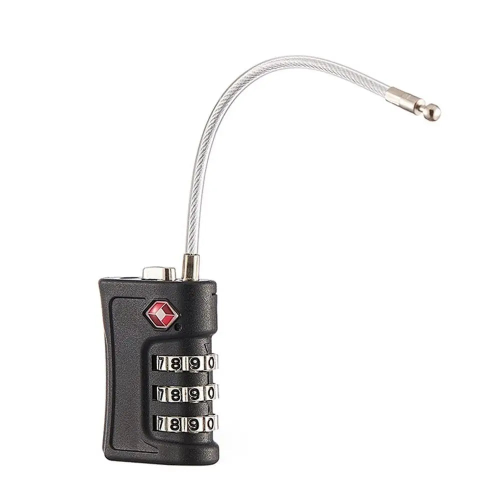 TSA 3-Digit Combination Padlock – Luggage Travel Lock