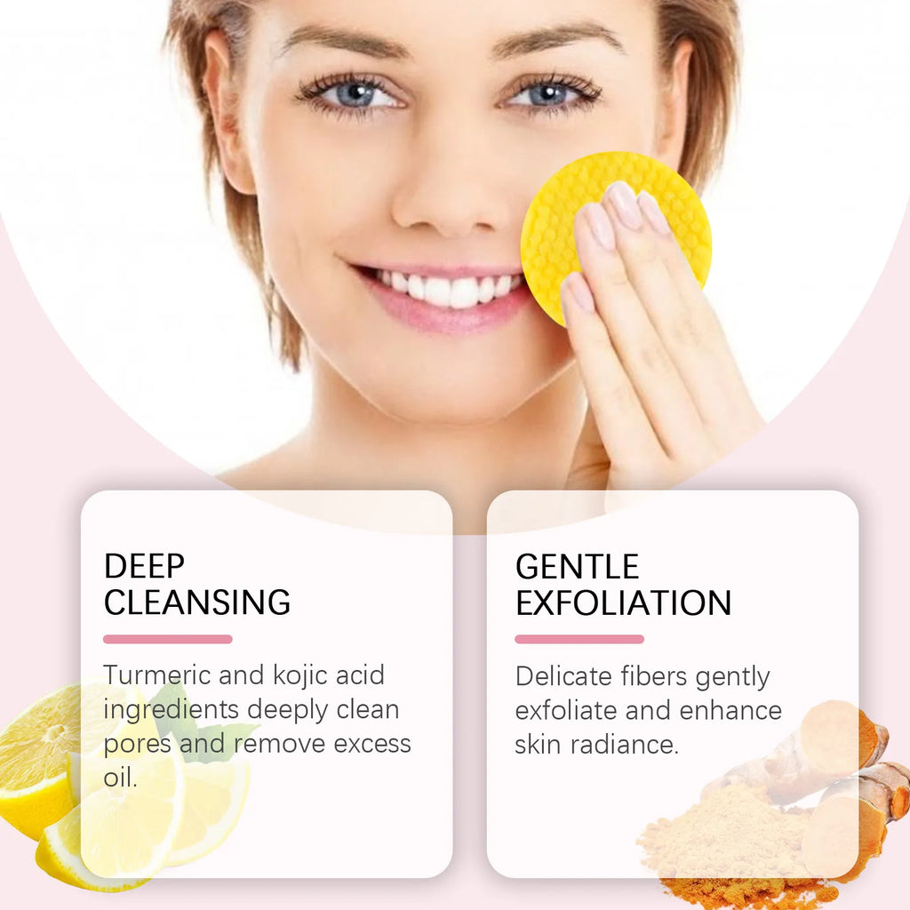Hoygi Turmeric & Kojic Acid Facial Cleansing Pads 40/60ct