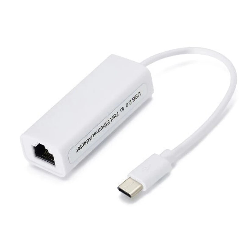 2-Pack USB-C & Micro USB to RJ45 Ethernet Adapter 100Mbps