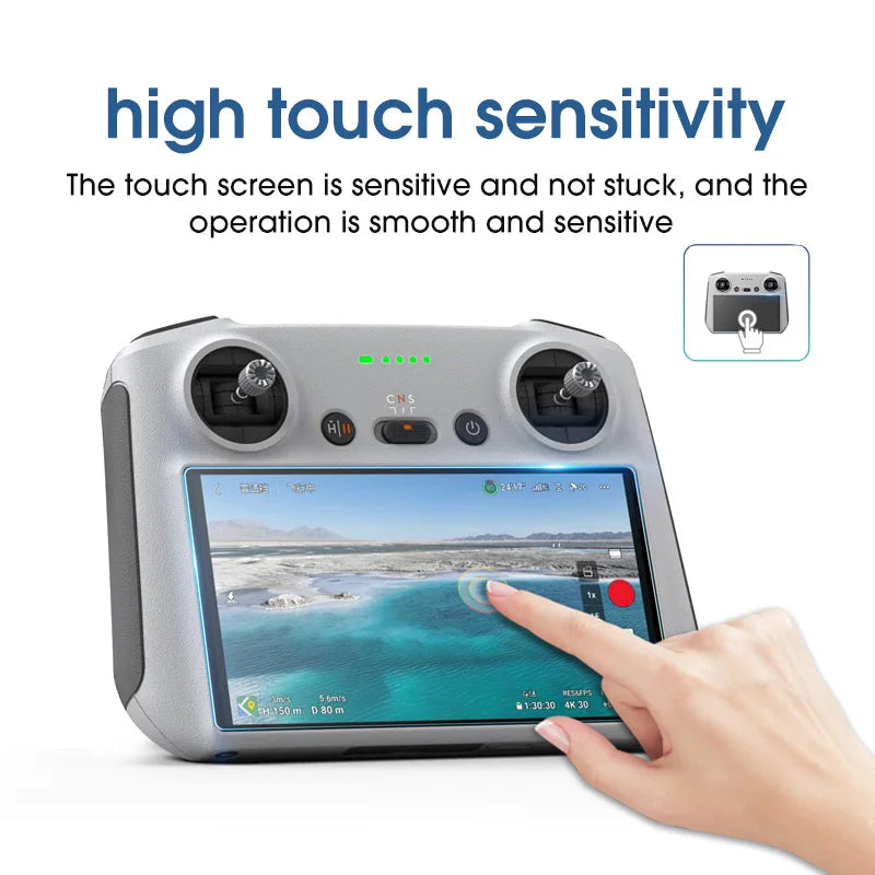 Tempered Glass Screen Protector – DJI Mini 3 Pro & Air 3 RC
