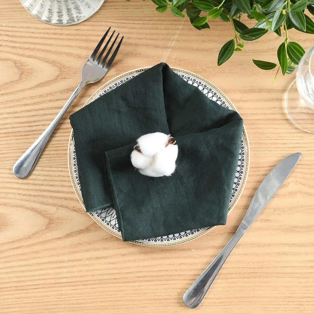 Square Cotton Polyester Dining Napkins – Wedding & Home Décor