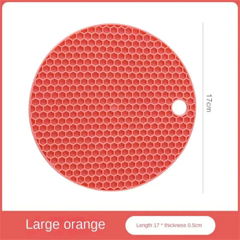 Round Silicone Kitchen Mat – Non-Slip Heat Resistant Trivet