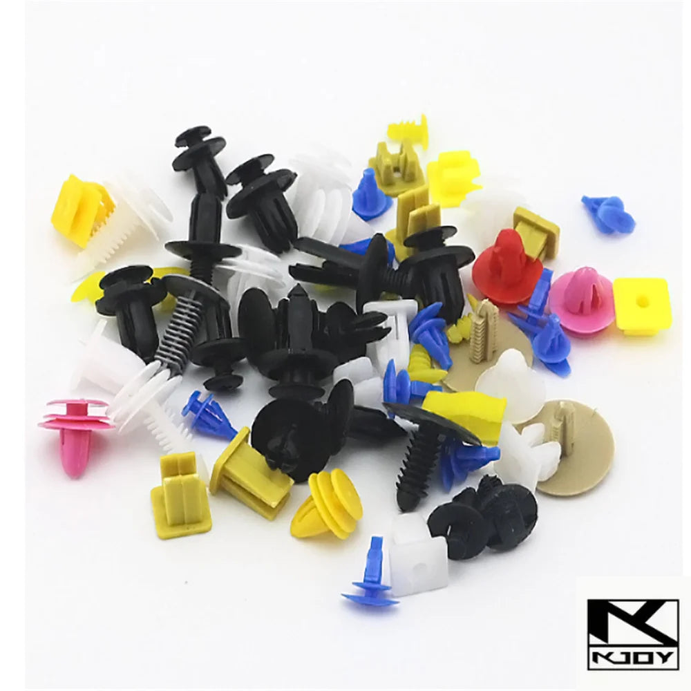 kkjoy 100PCS Plastic Bumper Trim Clips | Universal Car Fasteners