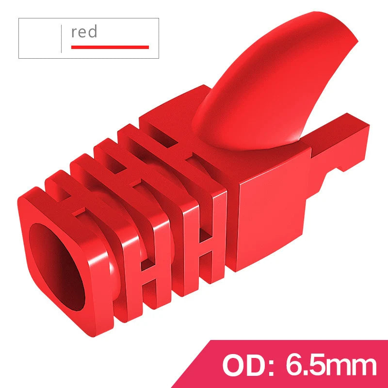 RJ45 CAT6 CAT5e Protective Caps – Multicolour 50/100 Pack