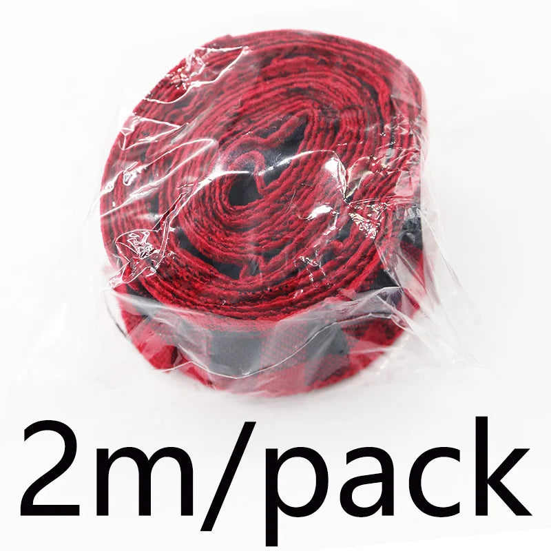 Christmas Plaid Linen Lace Ribbon 50mm 2M | Wreath & Gift Trim