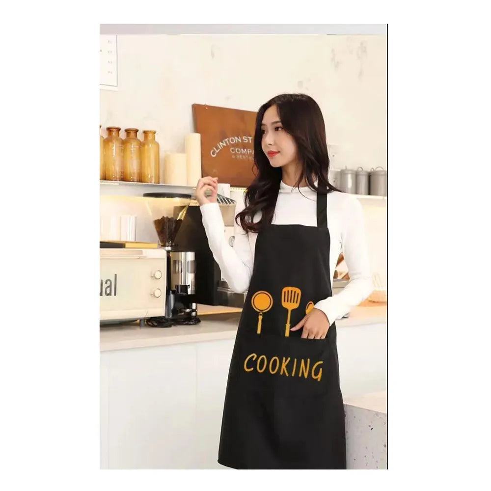 Waterproof Oil-Proof PVC Kitchen Apron – Unisex Sleeveless