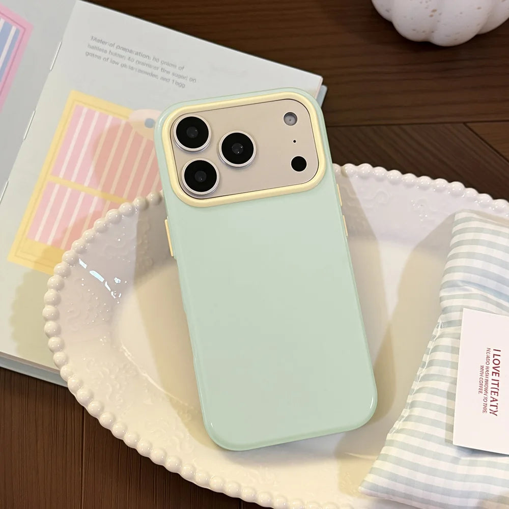 Candy Color Liquid Silicone iPhone Case – 12 to 17 Pro Max