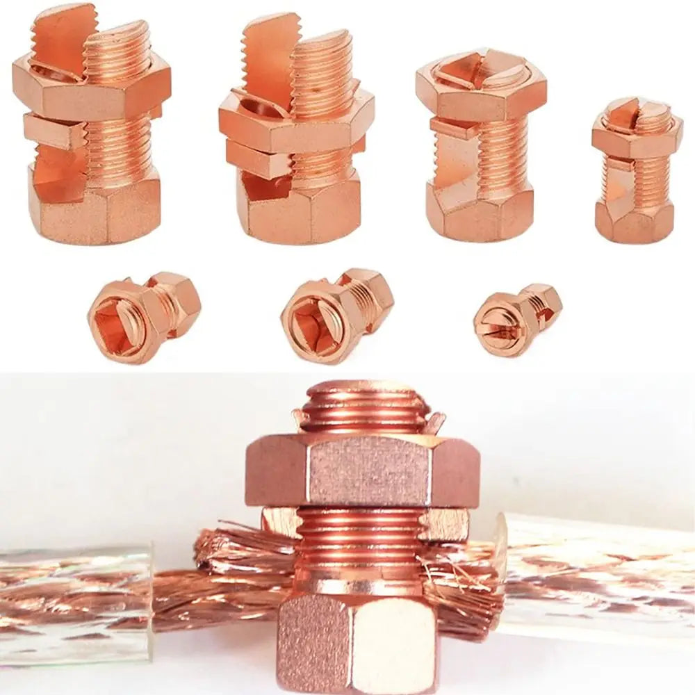 TJ Series Copper Split Bolt Connector – High-Strength Clamp