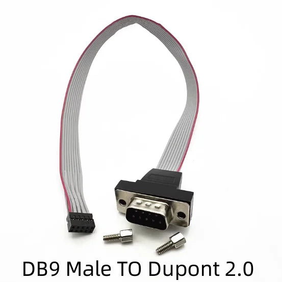 30cm DB9 RS232 to DuPont Serial Cable 2.0mm 2.54mm 9-Pin