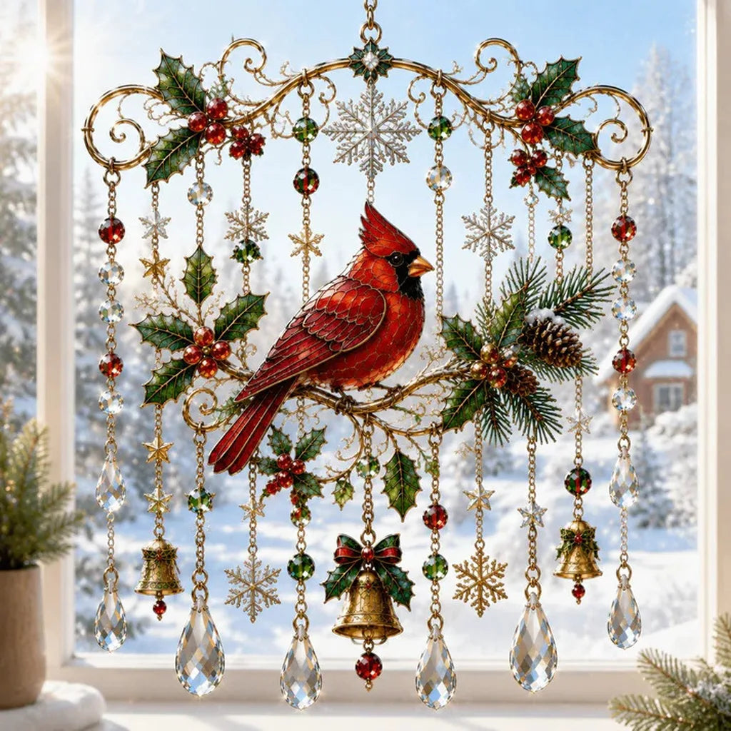 Crystal Pendant Wind Chime – Christmas Hanging Ornament