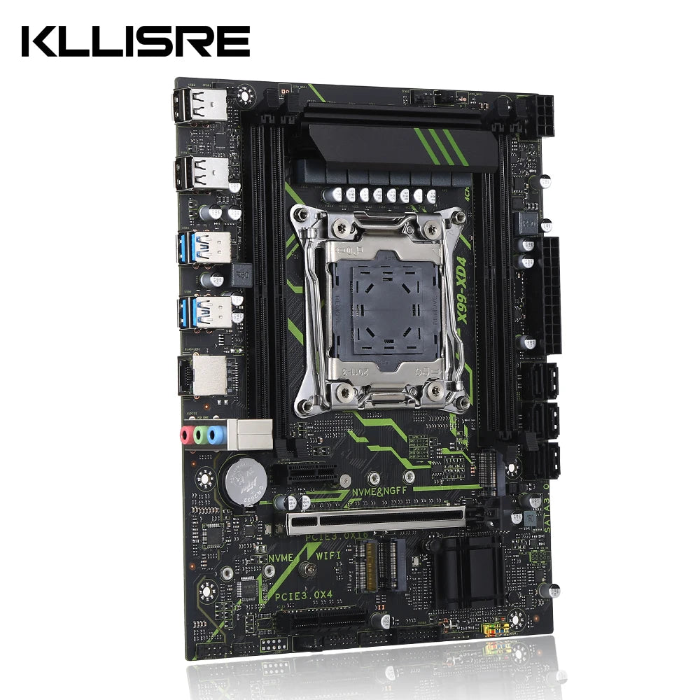 Kllisre X99 Motherboard LGA 2011-3 DDR4 Quad-Channel M.2 C612