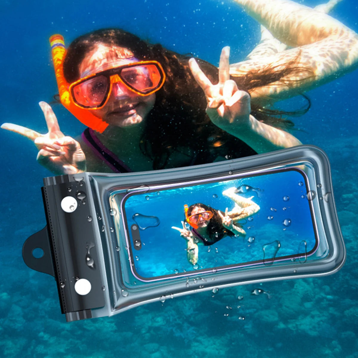 Waterproof Phone Pouch – Universal Underwater PVC Case