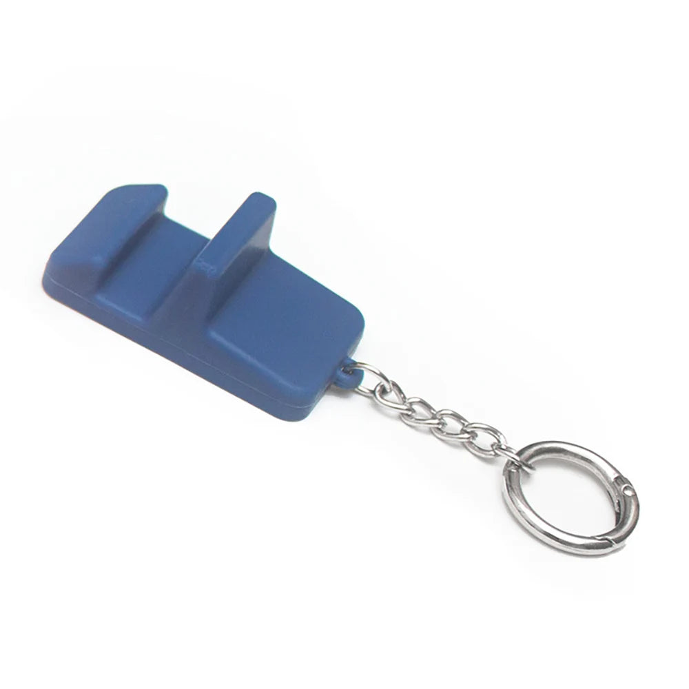 Mini Silicone Phone Stand Keychain – Portable Travel Desk Holder