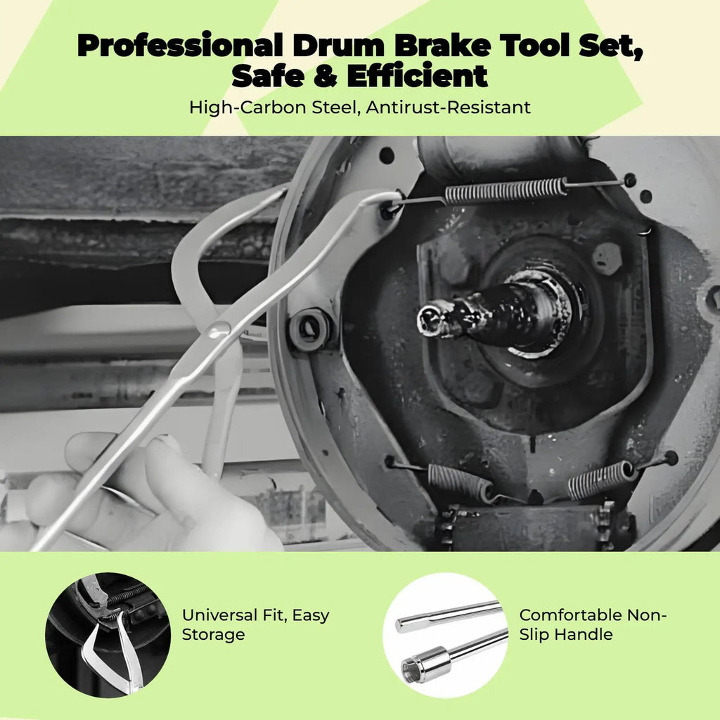 Drum Brake Spring Tool – Universal Coil Pliers 3-Pack