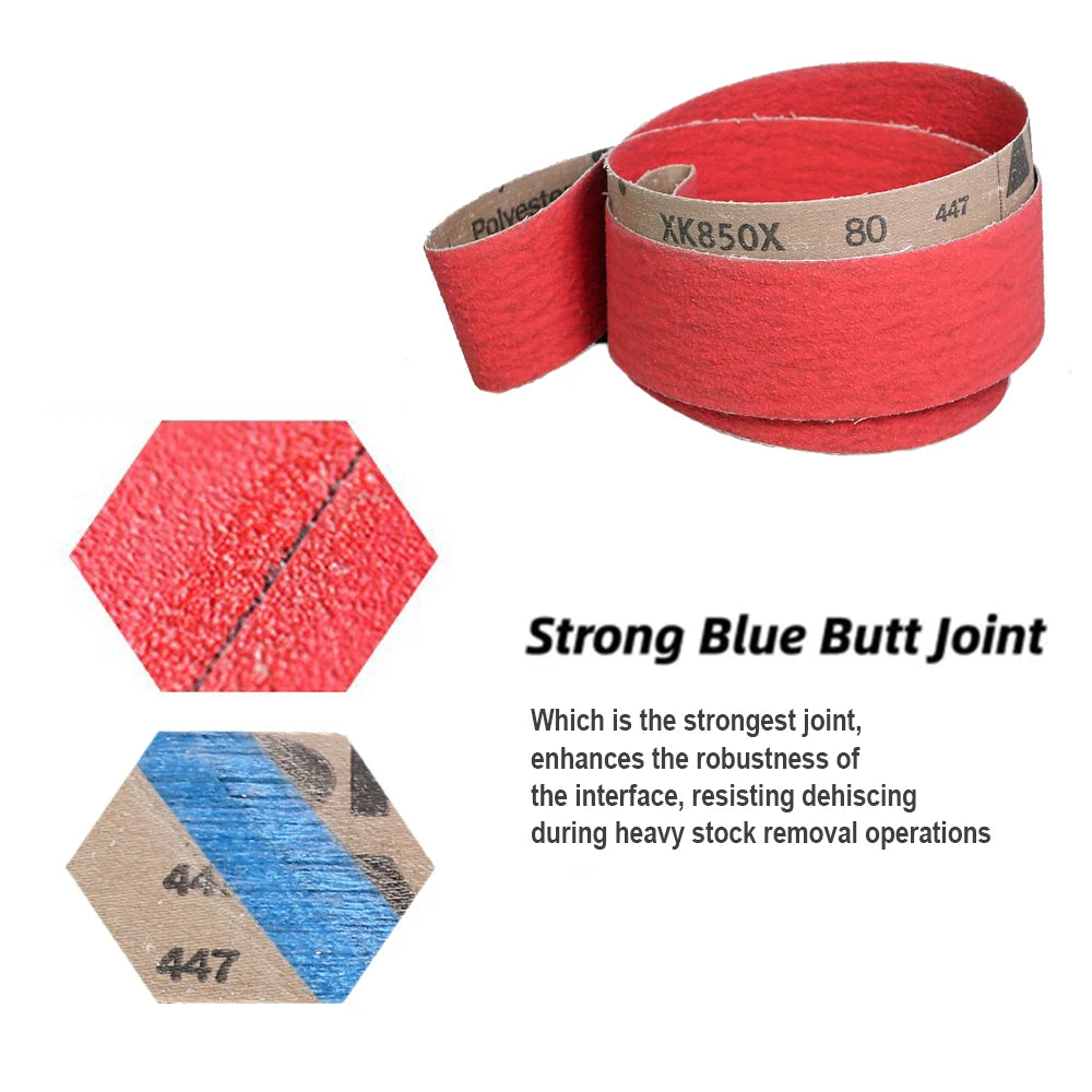 XK850X Ceramic Abrasive Sanding Belts – Metal Grinding