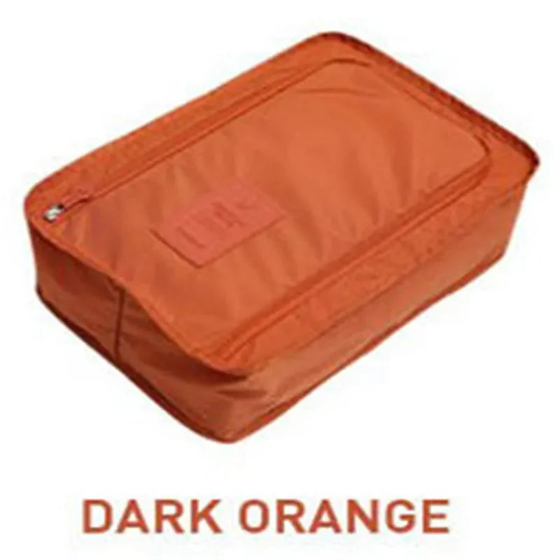 Portable Waterproof Travel Shoe Bag – Nylon Mesh Organizer