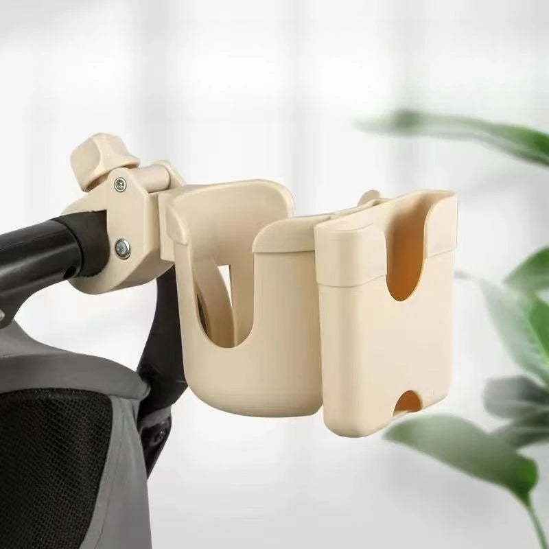 Universal Non-Slip Stroller Clip Organizer – Cup, Bottle & Phone