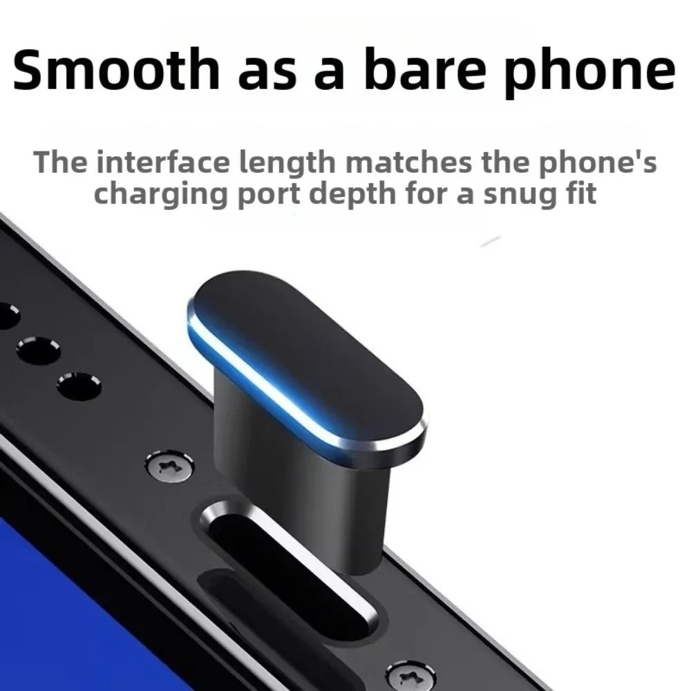 Metal USB Type-C Dust Plug – Port Protector Cap for iPhone