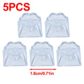 Cat Paw Transparent Keycaps – 5-Pack DIY Mechanical Keyboard
