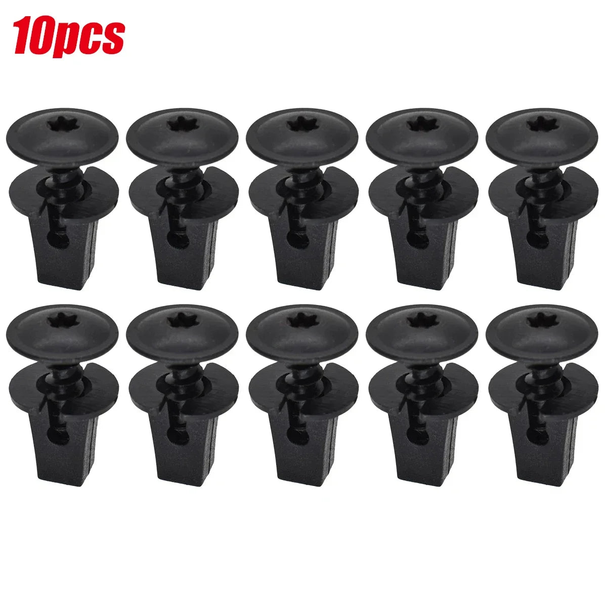 Self-Tapping Torx Screw Clips – Car Fender Fasteners 10/20 Pair