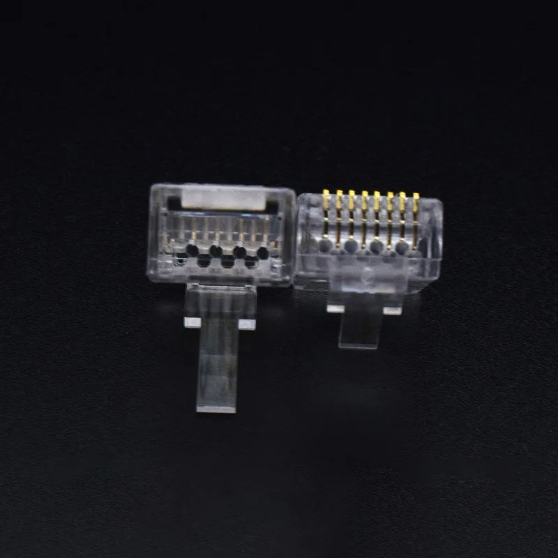 RJ45 Cat6/Cat6e Gold-Plated Network Connector Plugs 20/50/100pk