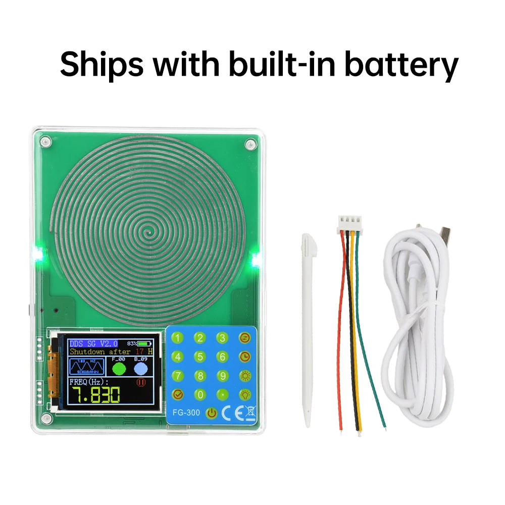 Gaqqee FG300 DDS Signal Generator 0.001Hz–200kHz | 13 Waveforms