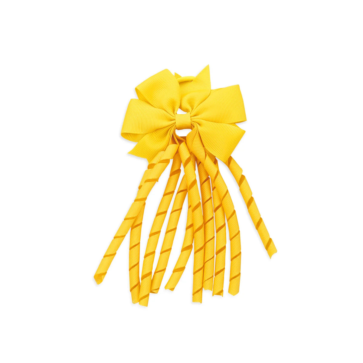 12-Pack Girls' Grosgrain Ribbon Bow Hair Ties | Cheerleading