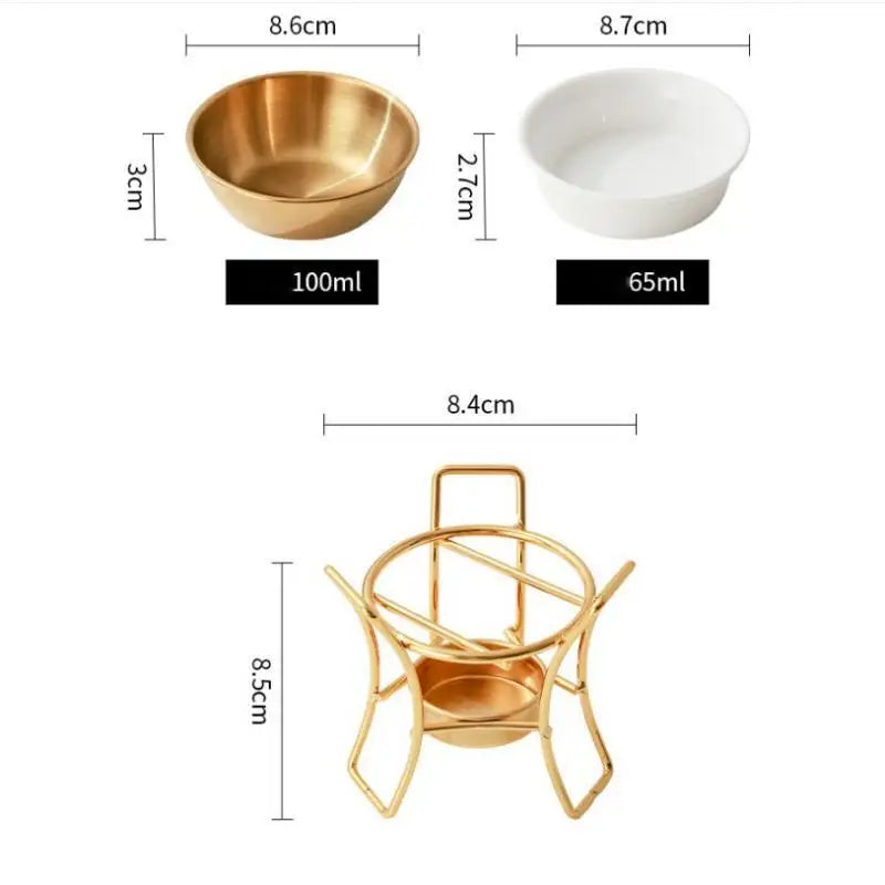 Stainless Steel Aroma Oil Burner & Tealight Holder | Spa Decor