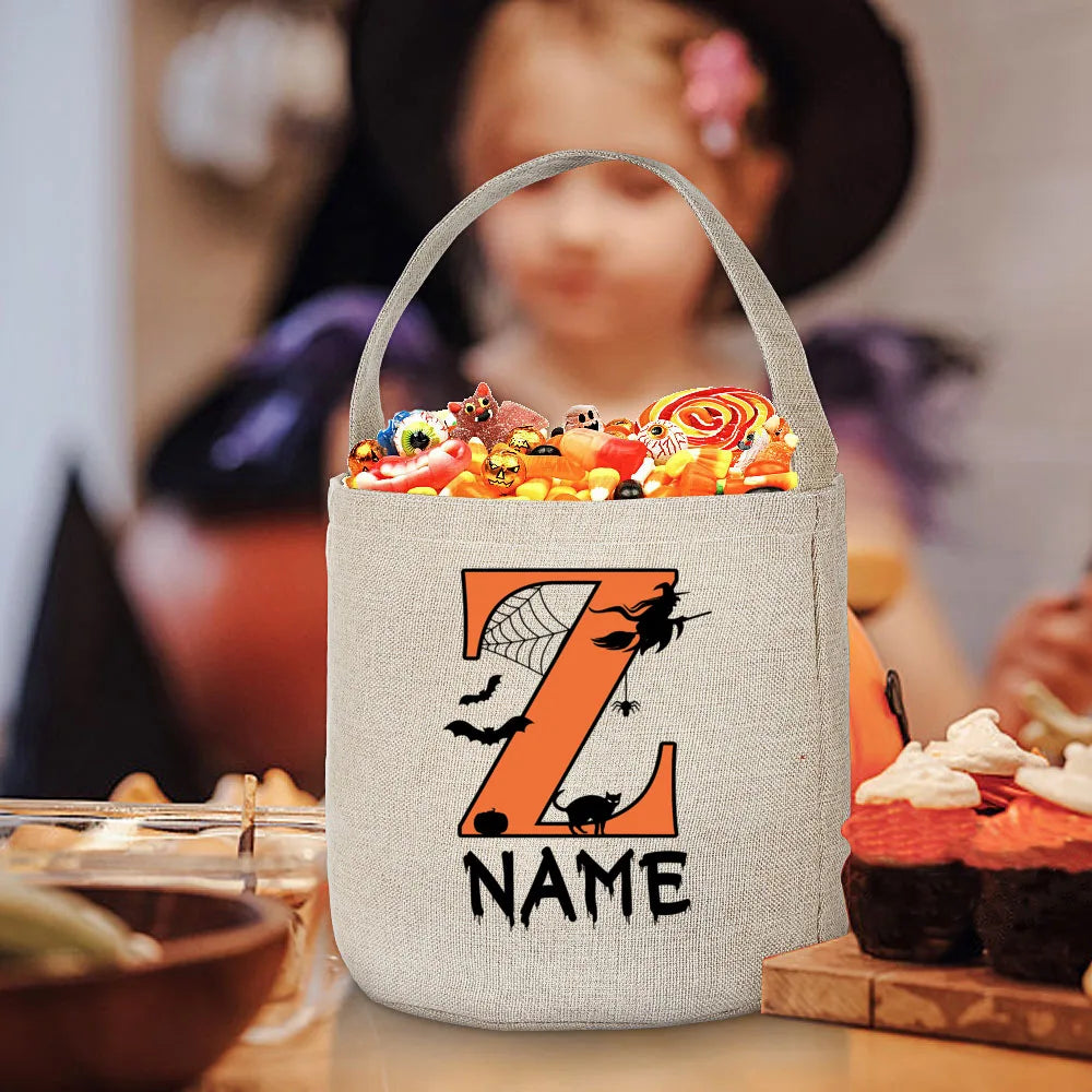 Personalized Halloween Trick or Treat Bag – Kids' Candy Tote
