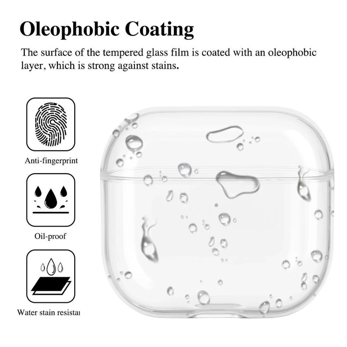 AirPods 4 Frosted Transparent TPU Shockproof Case Cover